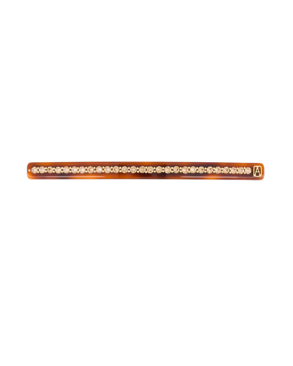 Tuileries Long Crystals Acetate Barrette