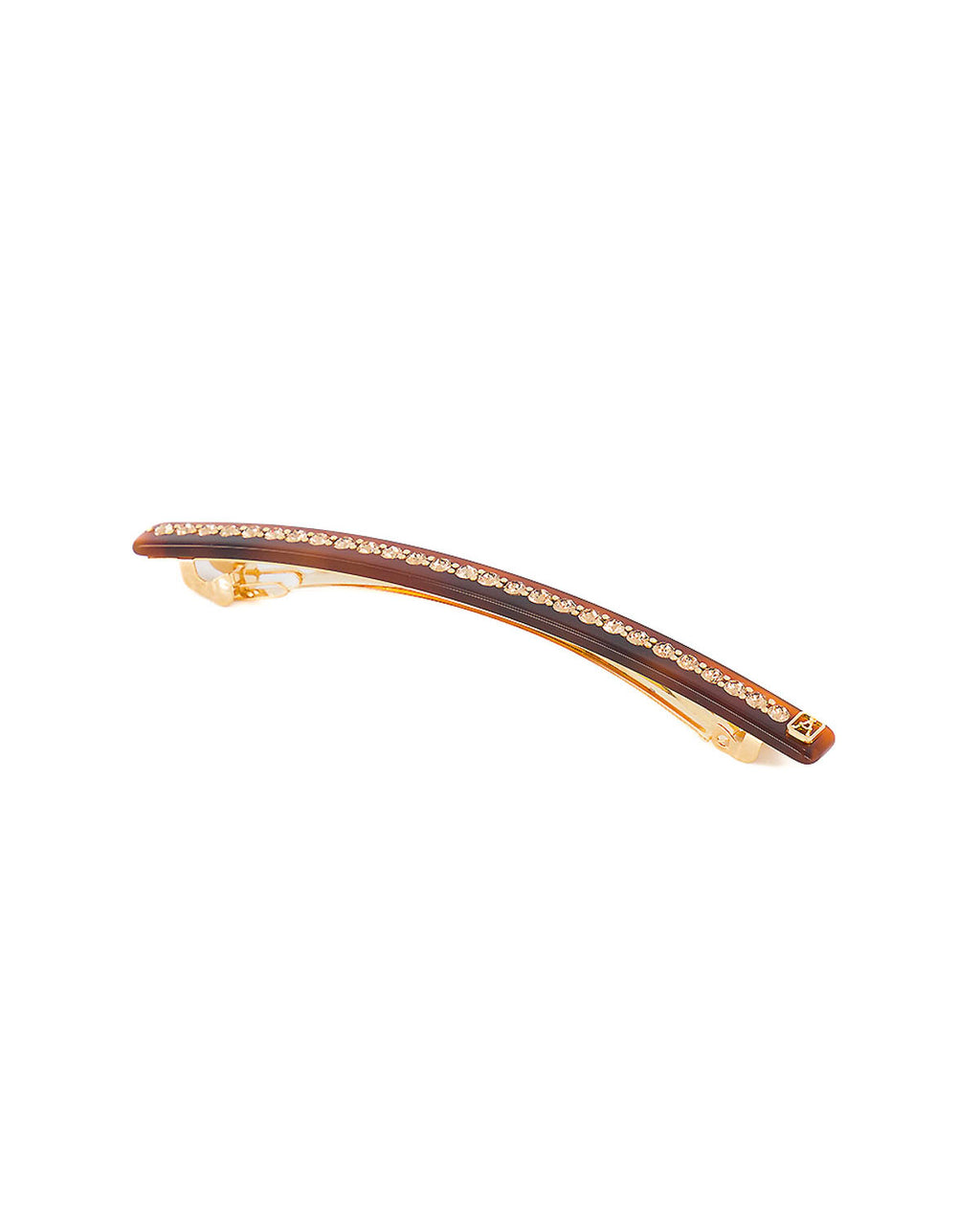 Tuileries Long Crystals Acetate Barrette