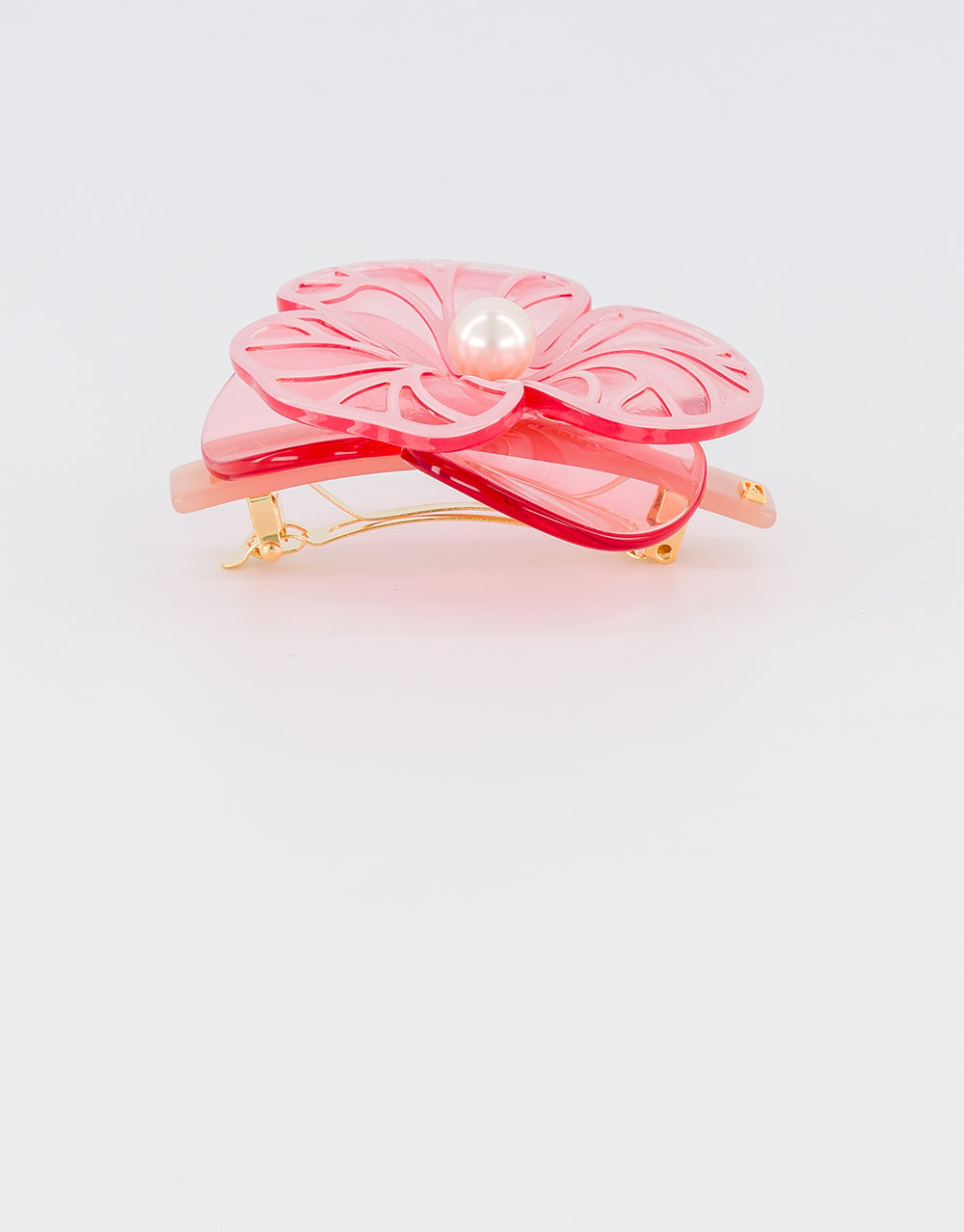 Boheme camelia acetate hair barette