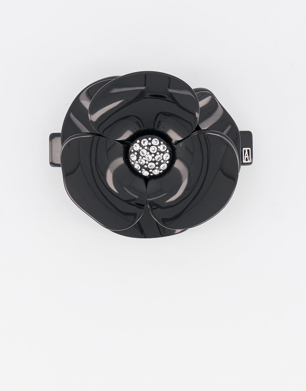 Small Camelia acetate barette