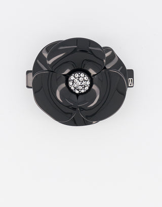 Small Camelia acetate barette