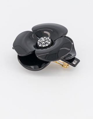 Small Camelia acetate barette