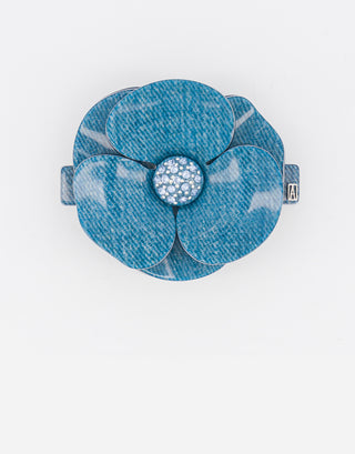 Small Camelia acetate barette