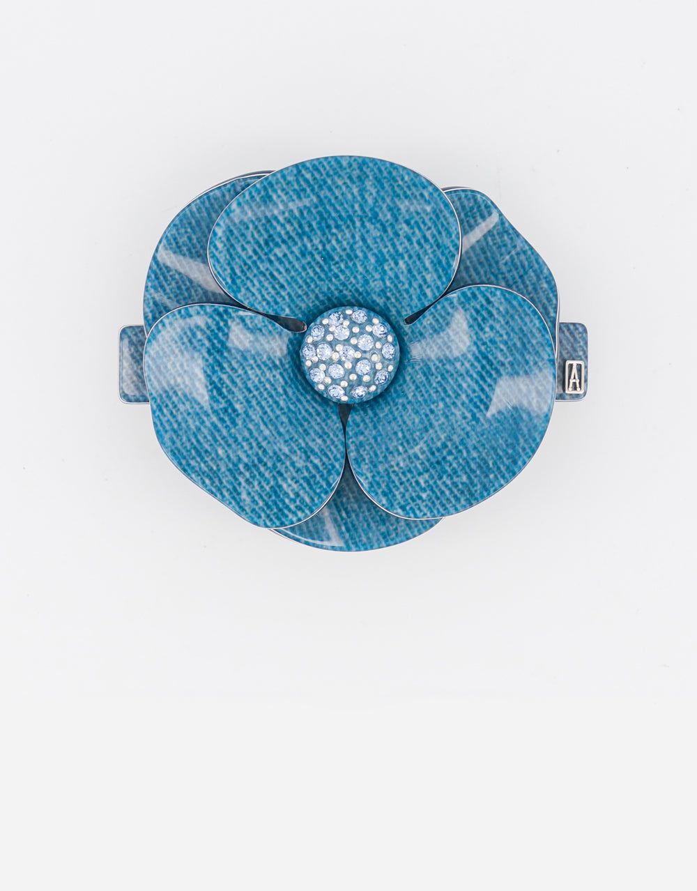 Small Camelia acetate barette