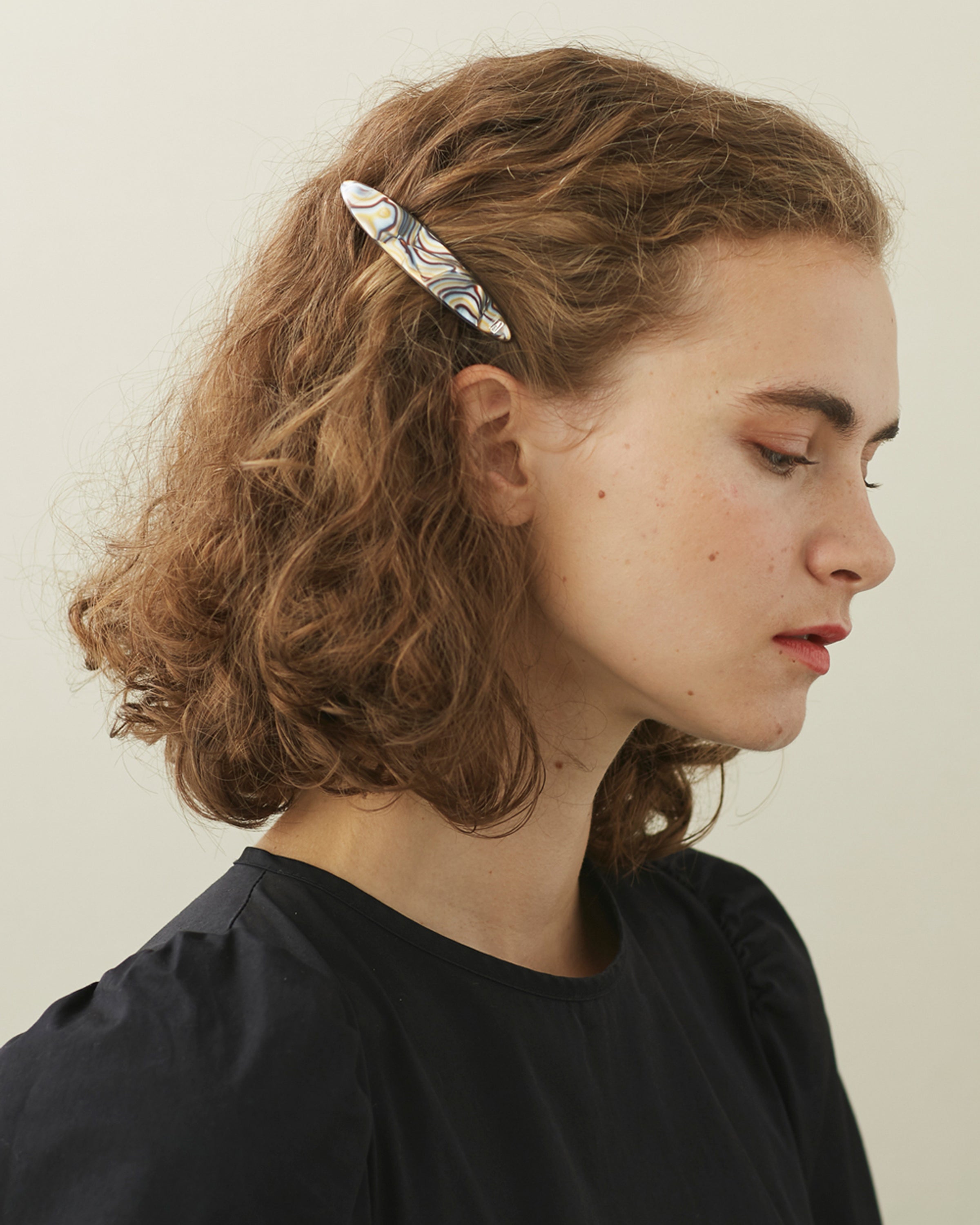 Solferino Acetate Barrette