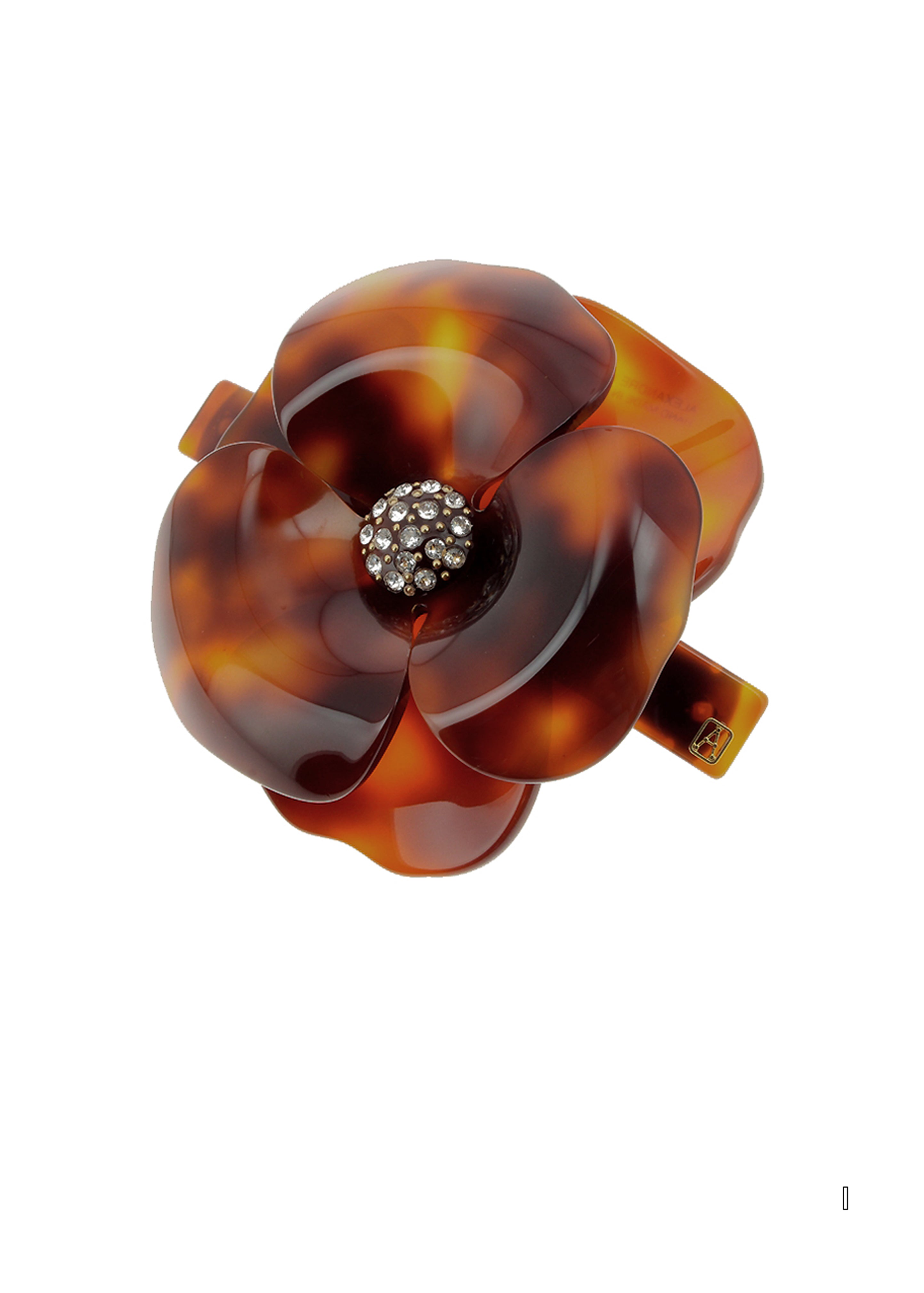 Camelia Acetate Barrette