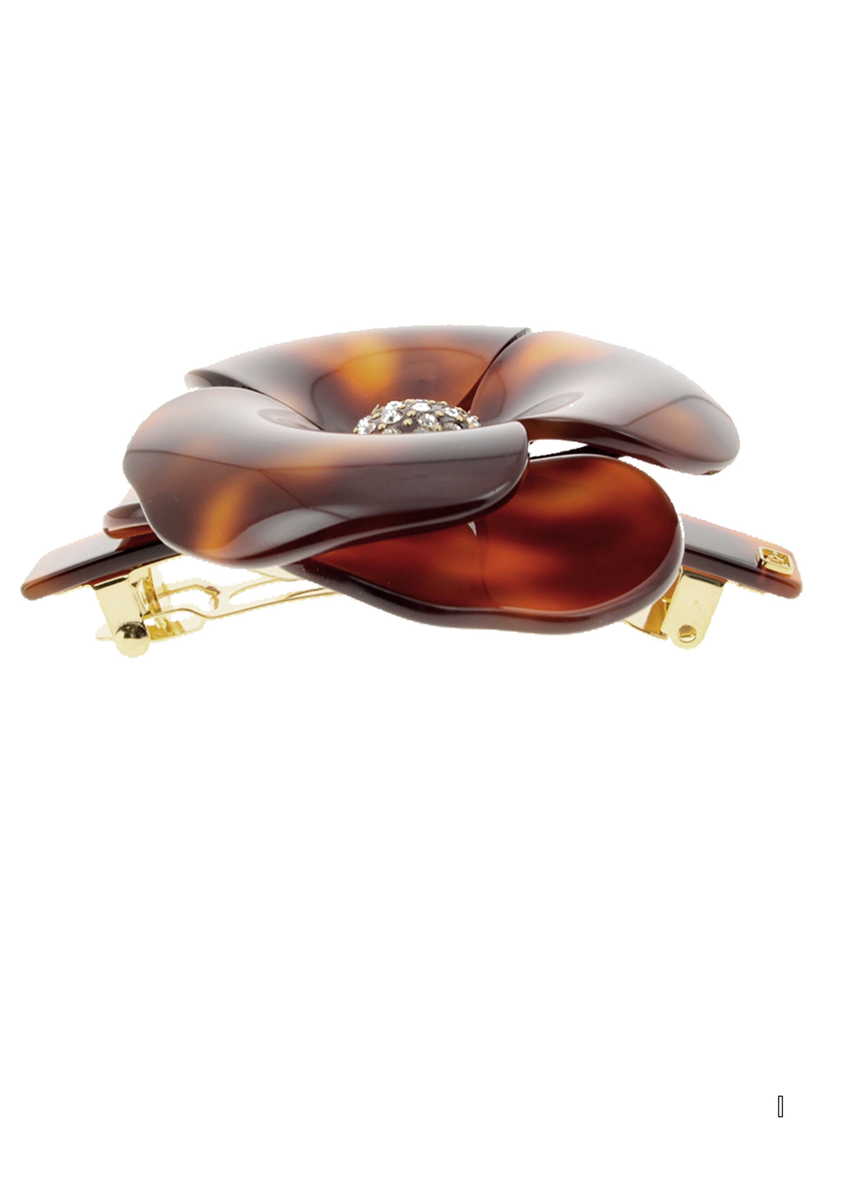 Camelia Acetate Barrette