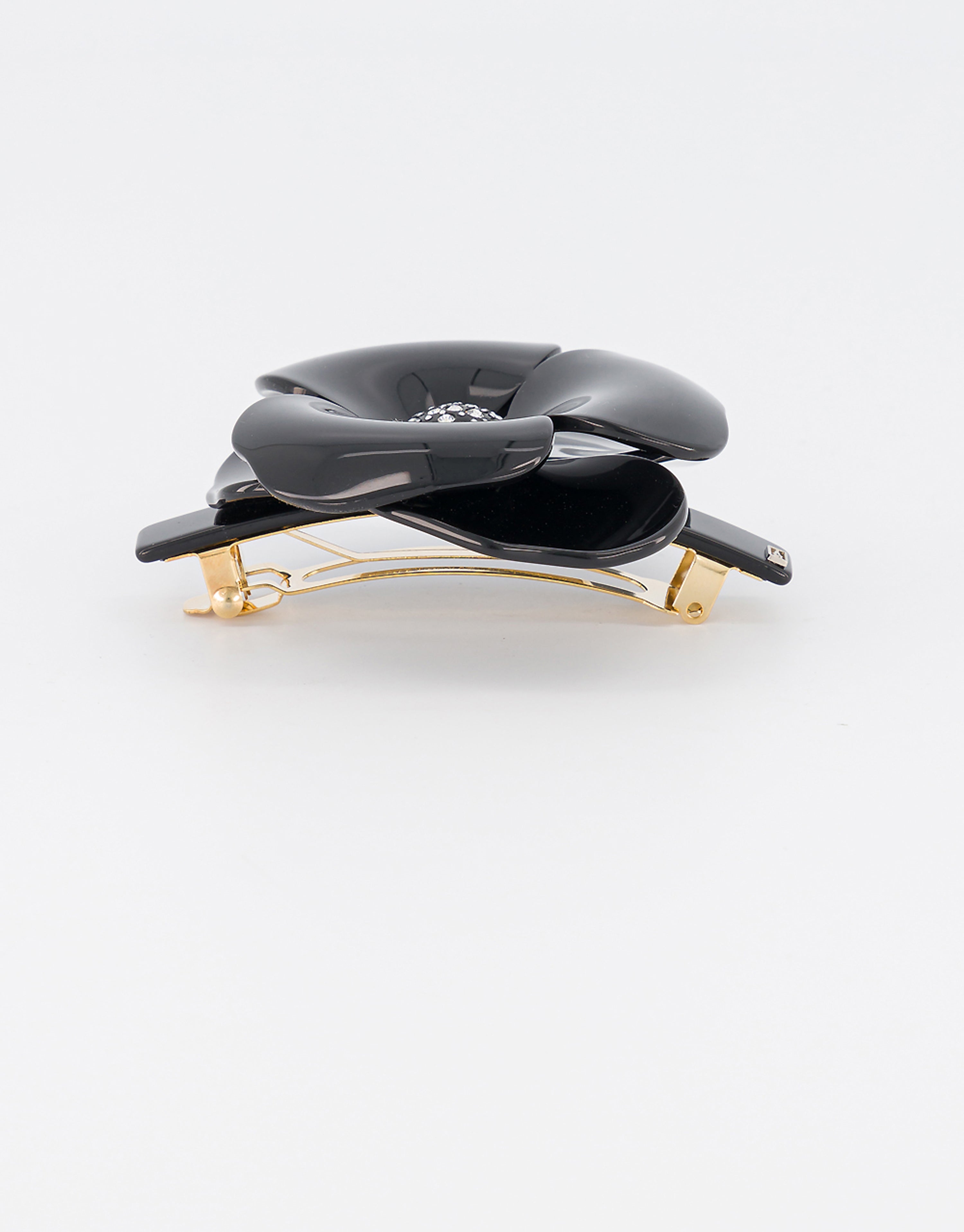 Camelia Acetate Barette