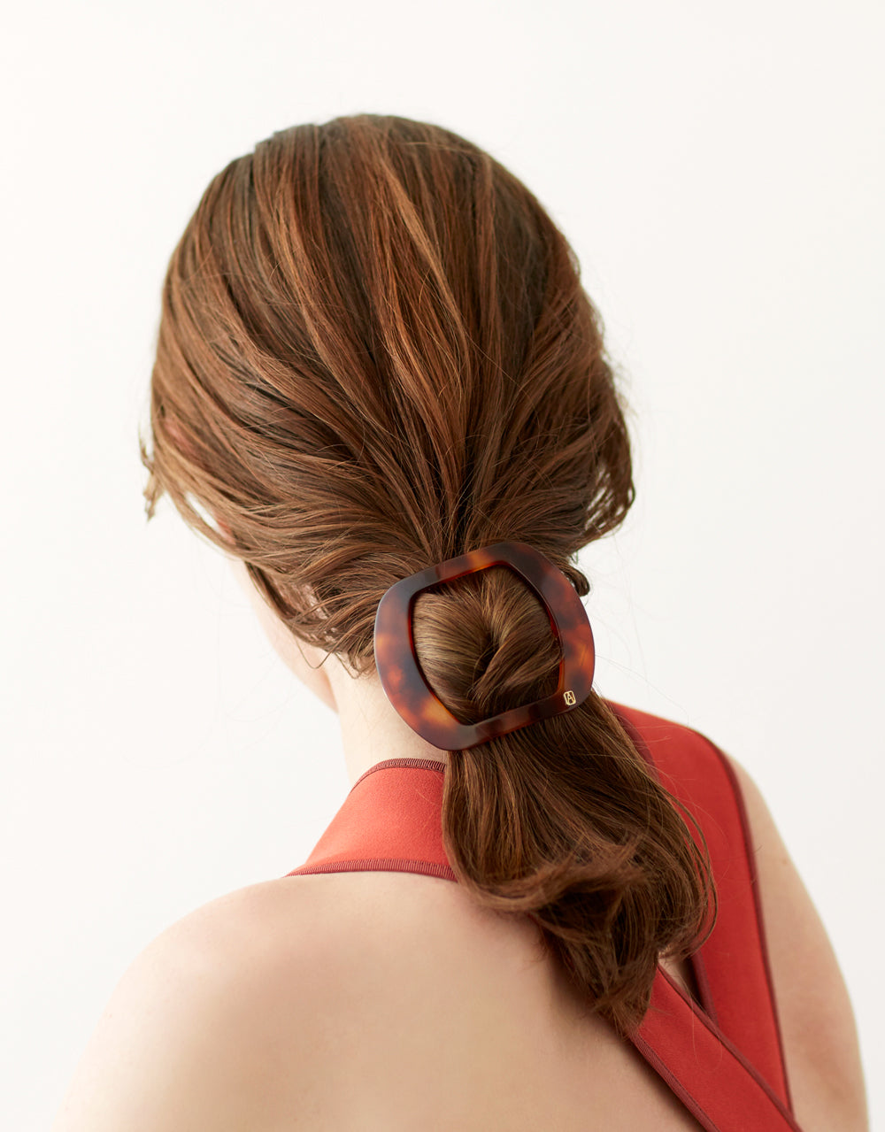 Palais Royal Catogan Strass Hollow Acetate Barrette