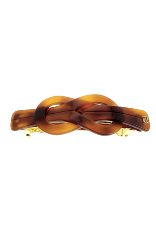Bastille knot acetate hair barette
