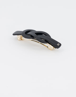 Bastille knot acetate hair barette