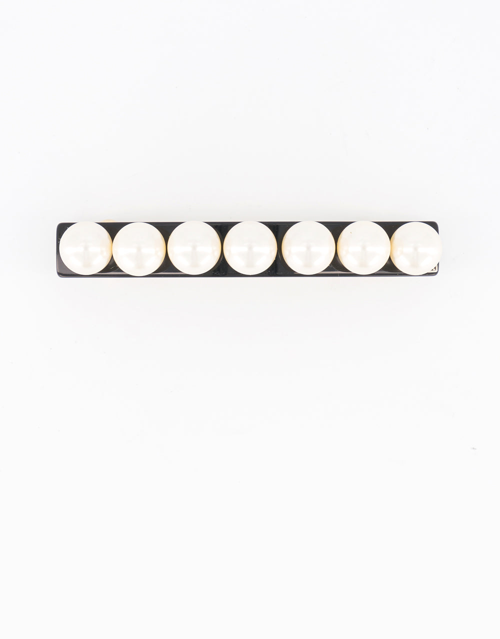 Pearl and acetate barette