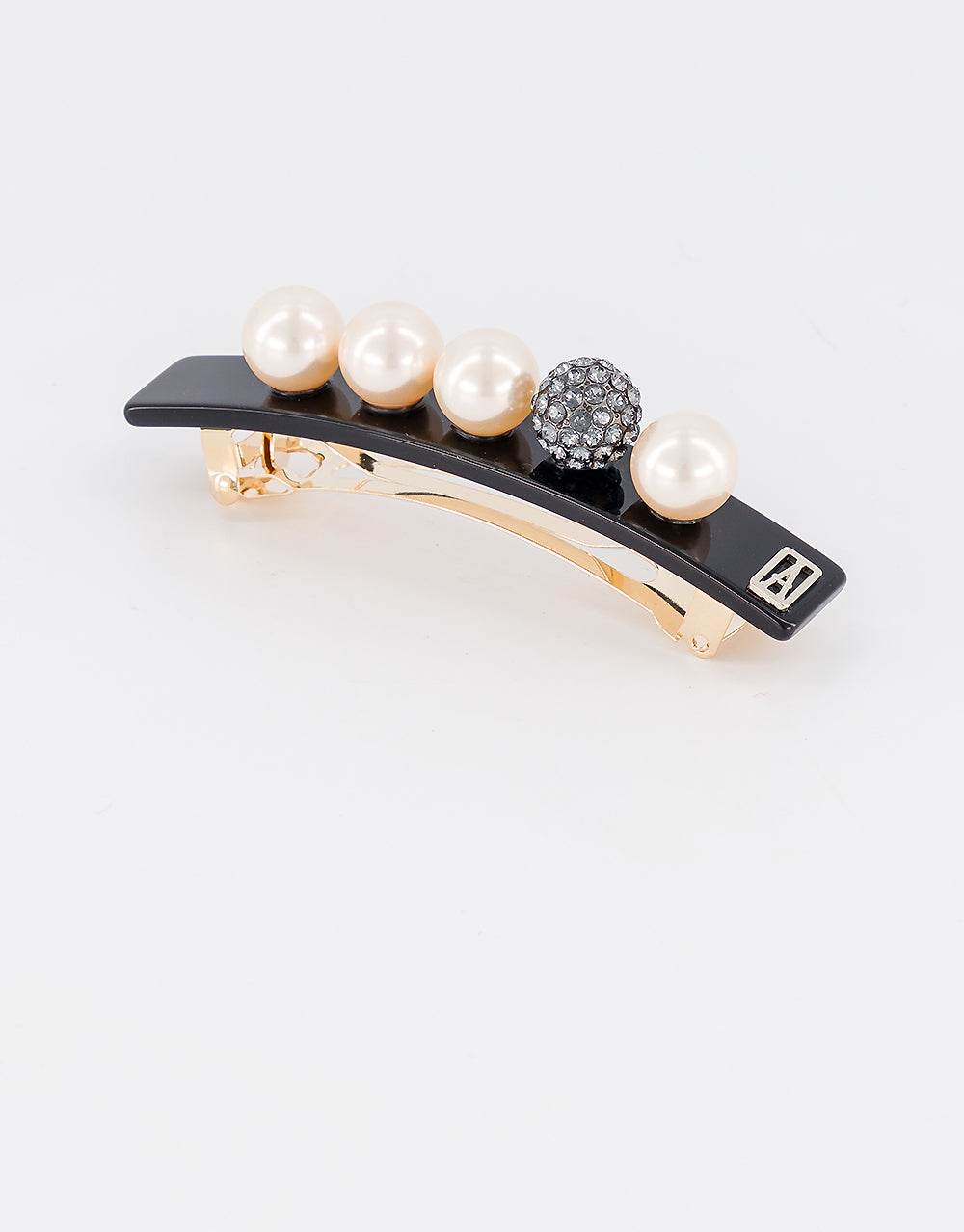 Accord Parfait Pearls and Swarovski Acetate Barrette