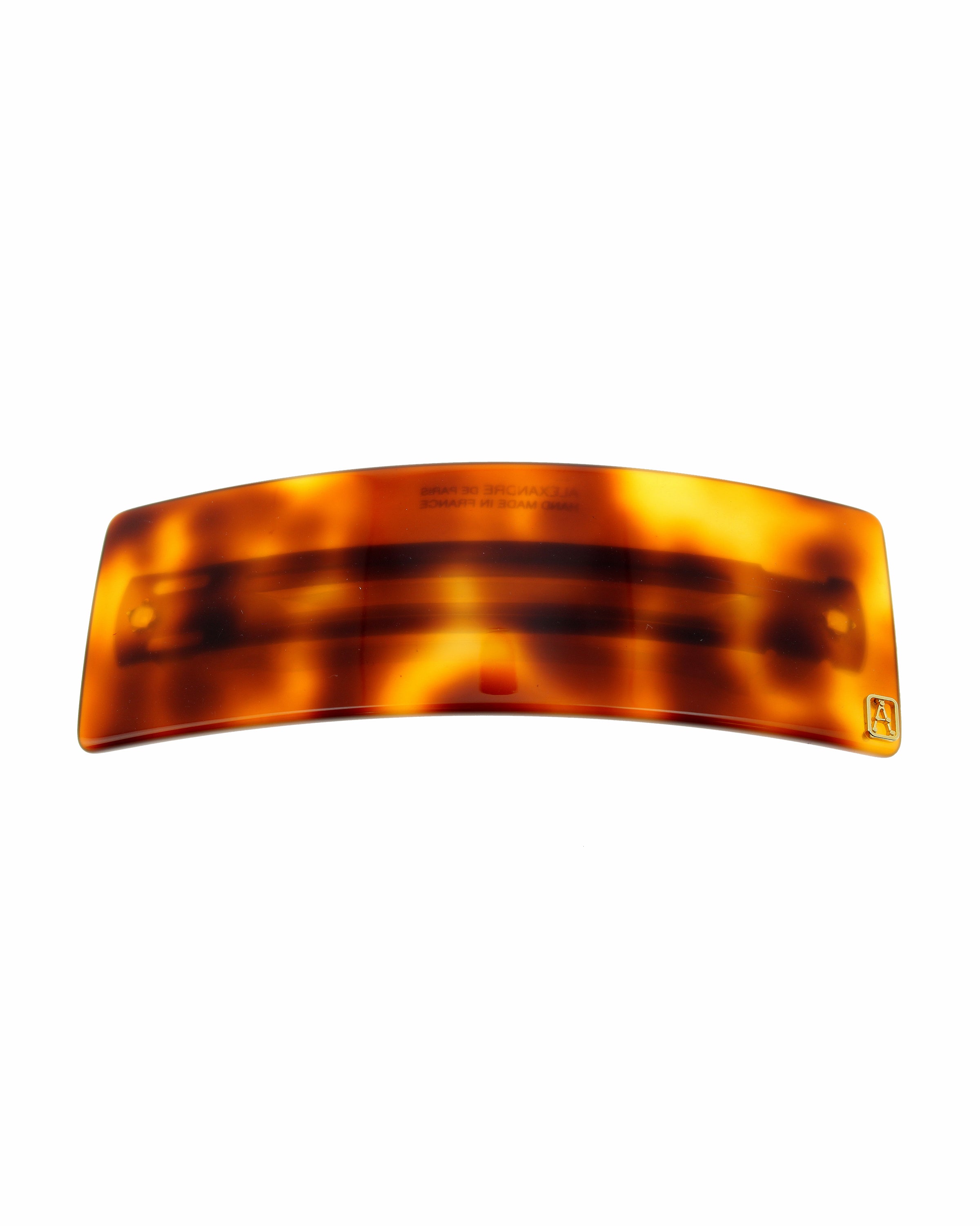 Tortoiseshell large acetate barette