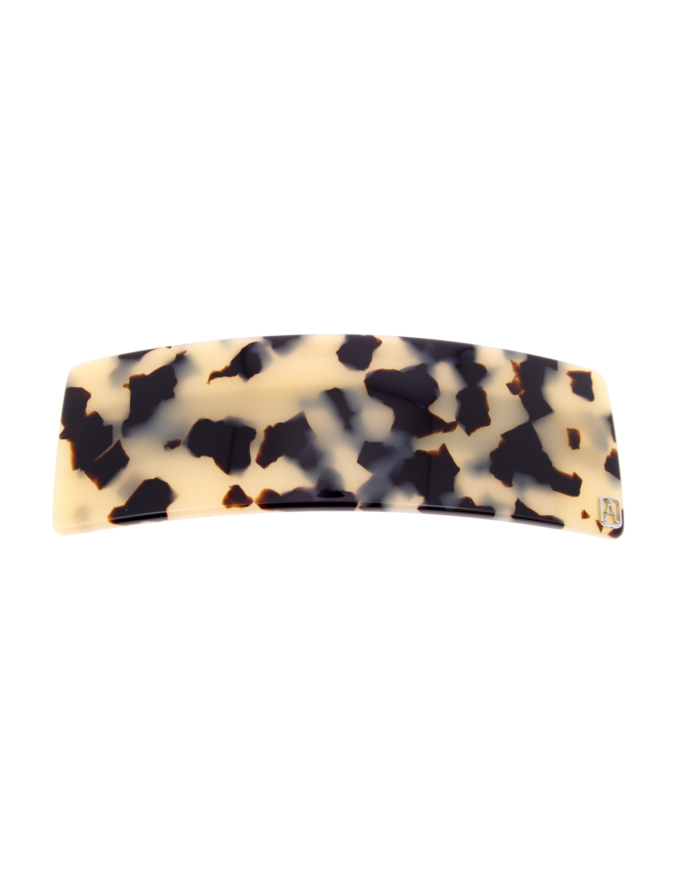 Tortoiseshell large acetate barette