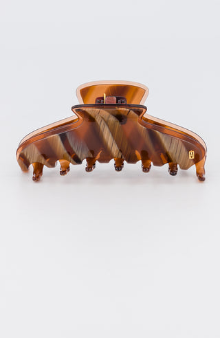 Brown Boheme large acetate hair clip