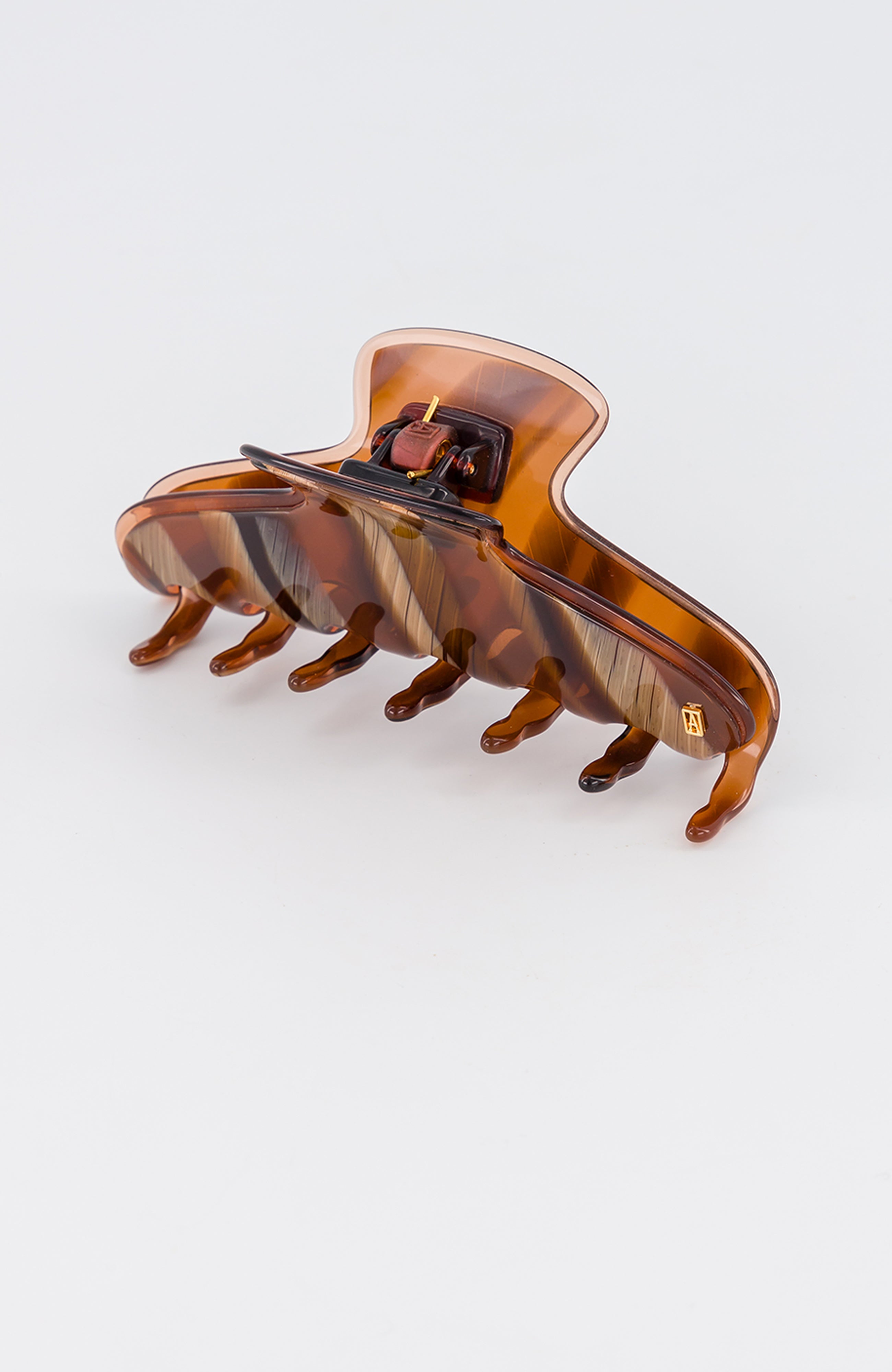 Brown Boheme large acetate hair clip