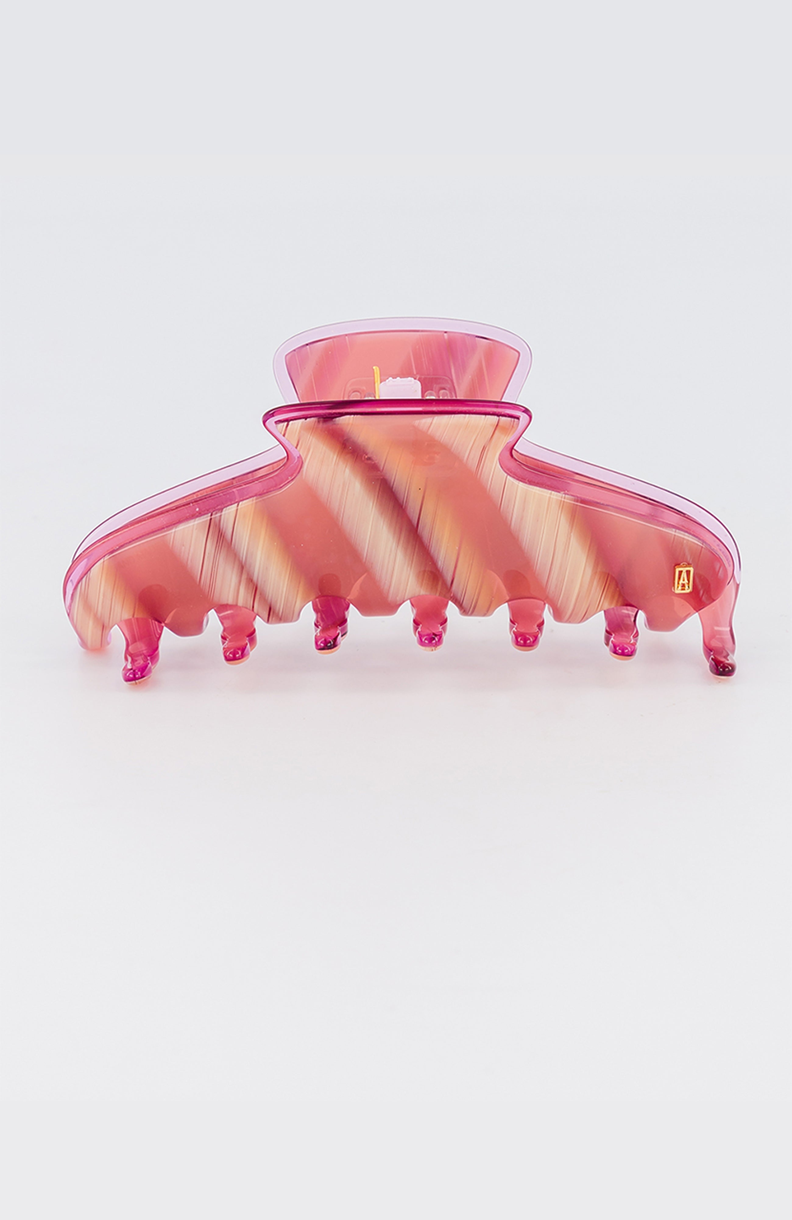 Pink Boheme large acetate hair clip