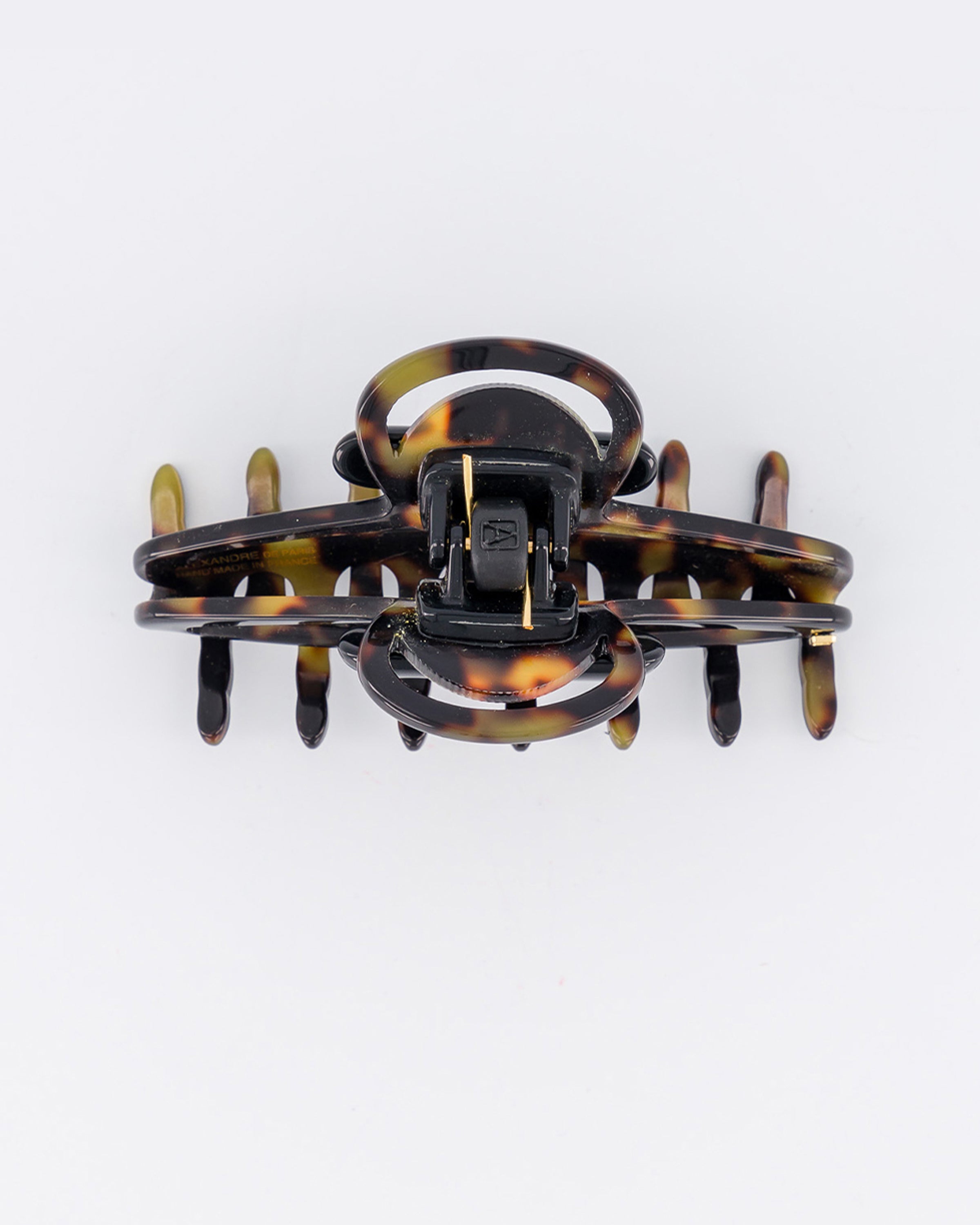 Molitor tortoiseshell black hair clip – Alexandre de Paris