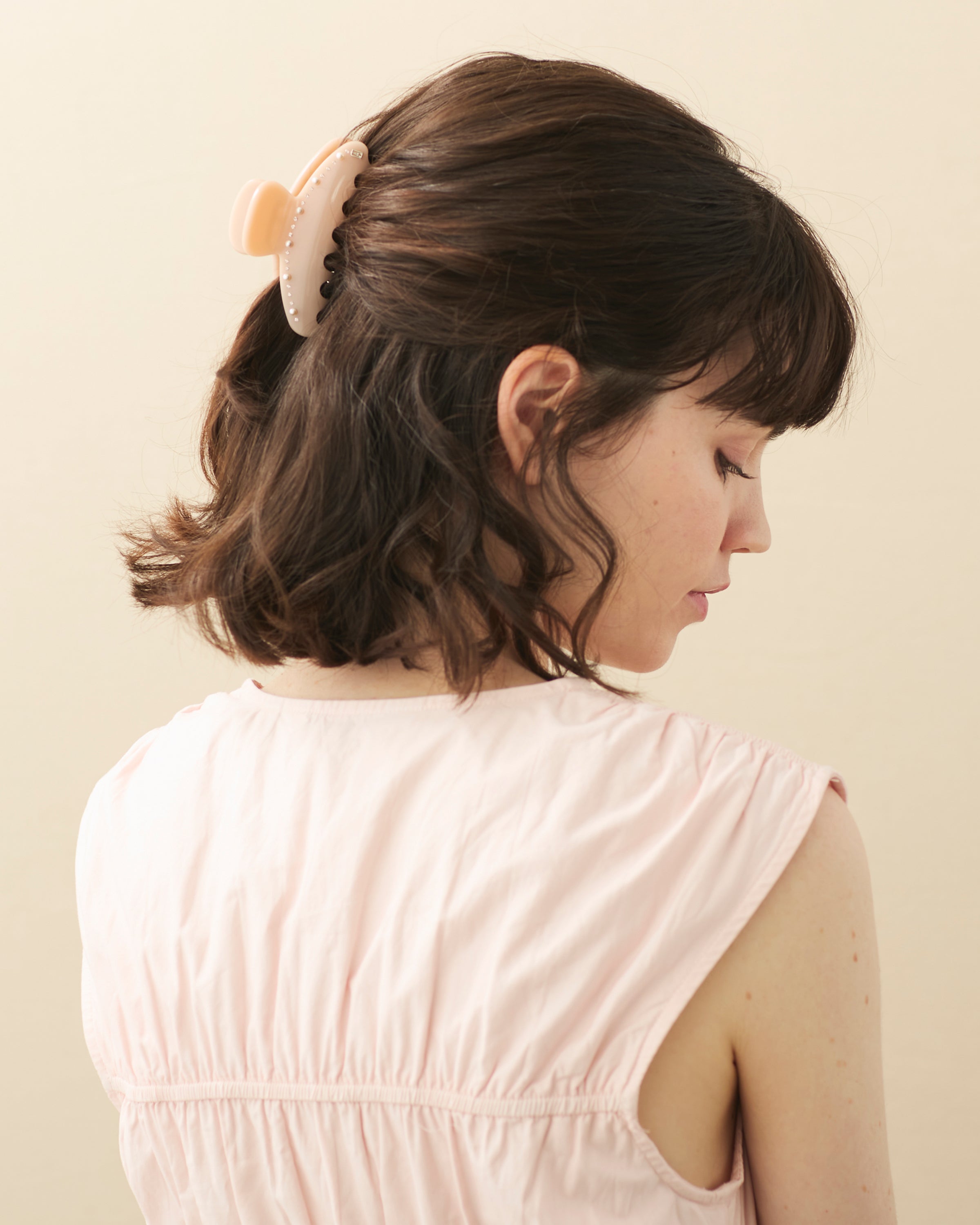 Pearl Acetate Jaw Hair Clip