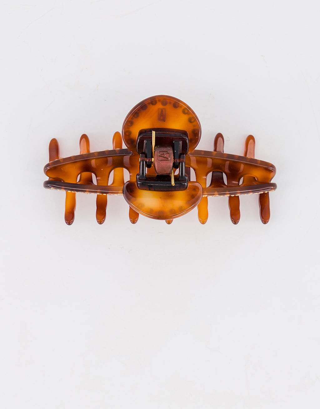 Enthusiasm acetate and strass tortoiseshell hair clip