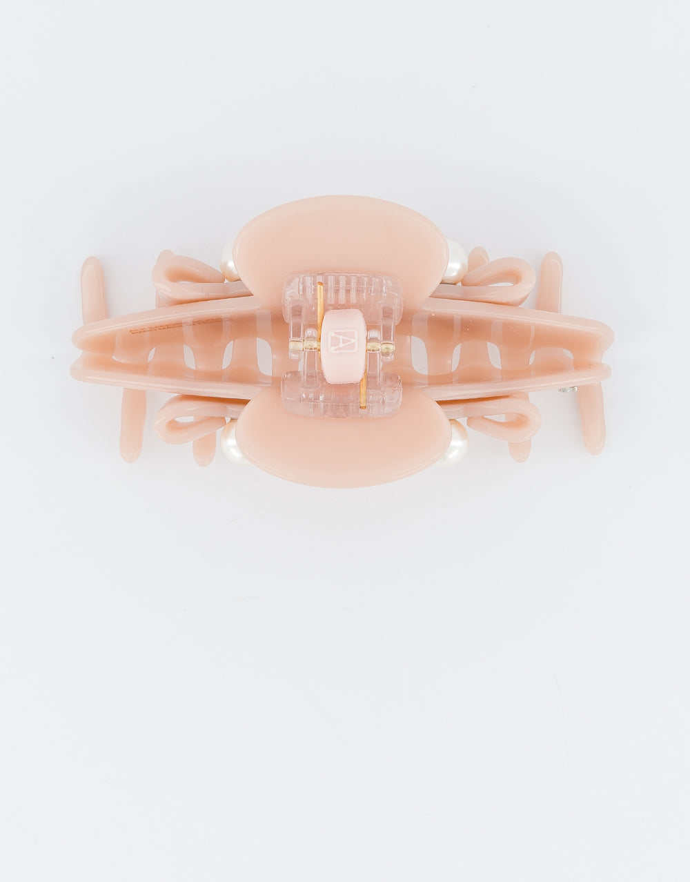 Poesie Acetate and Pearls Bow Hair Clip