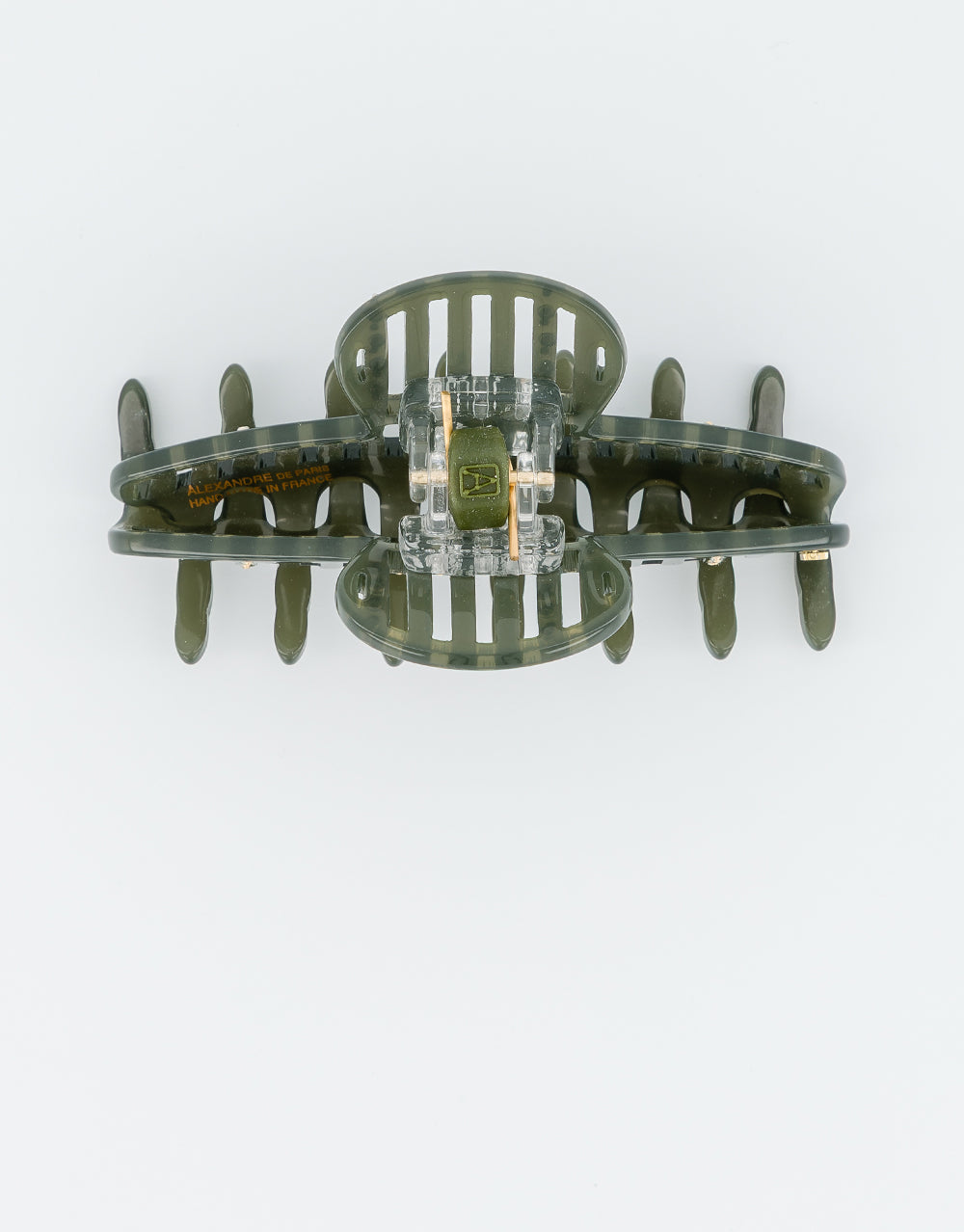 Alligator Acetate and Strass Hair Clip