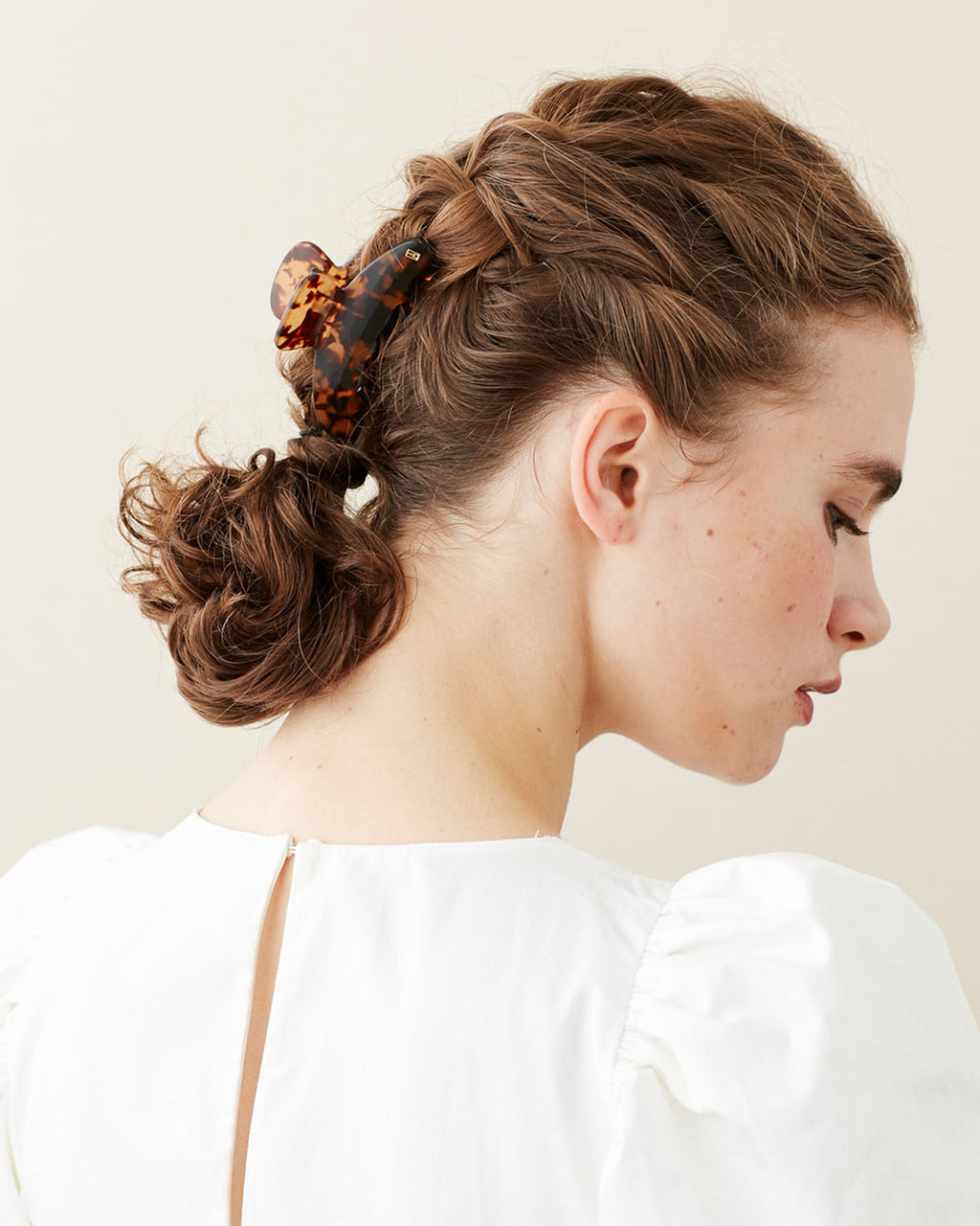 Tortoise Acetate Hair Claw Clip