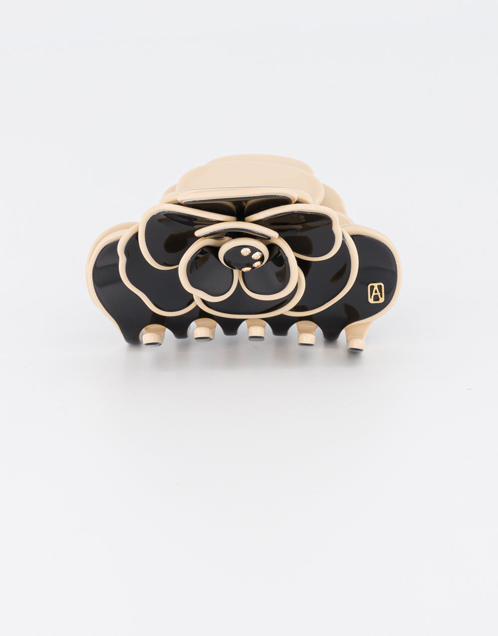 Camelia Acetate Hair Clip