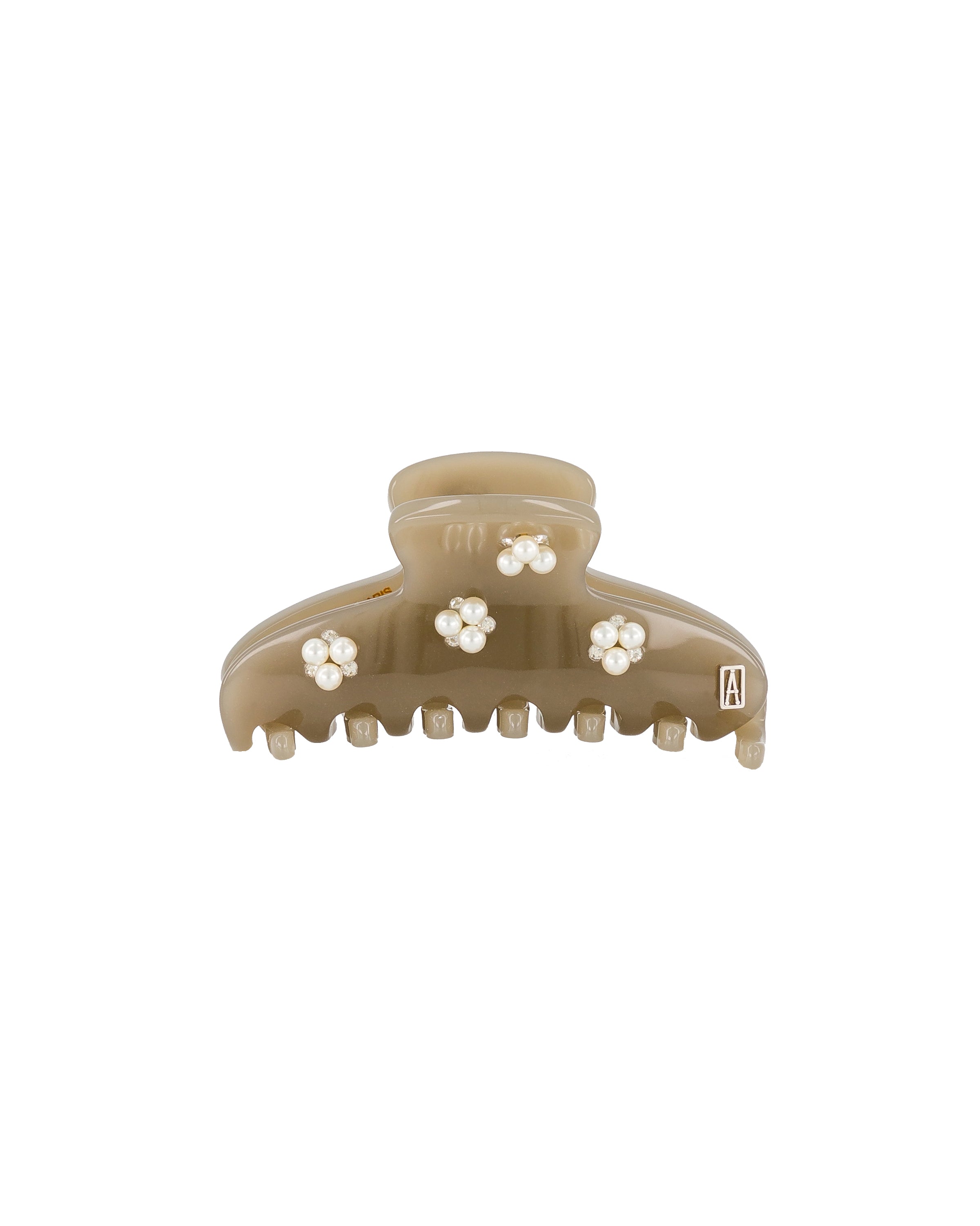 Swarovski Pearls and Crystals Acetate Hair Clip