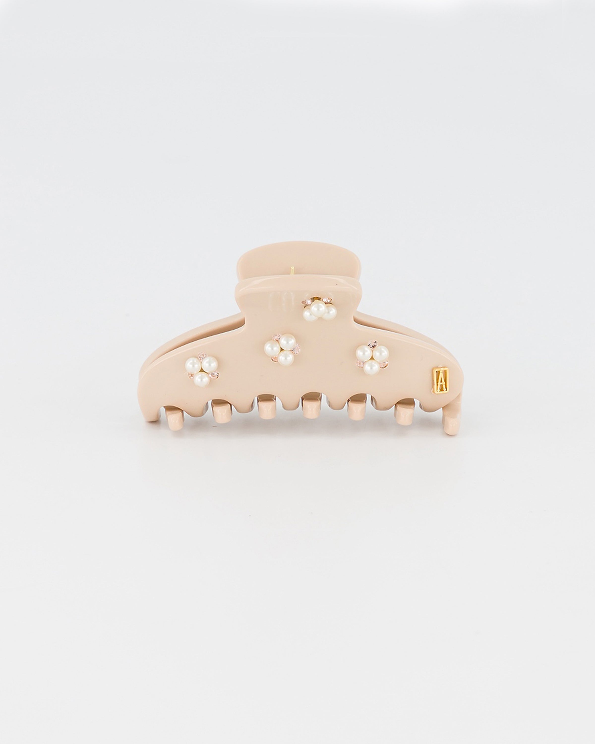 Swarovski Pearls and Crystals Acetate Hair Clip