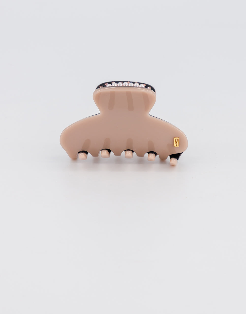 Voltaire pearls and crystals acetate hair clip