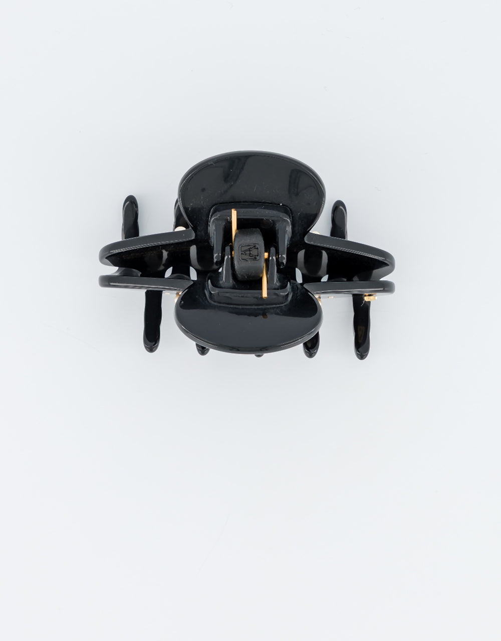 En Pamoison Strass Acetate and Pearls Hair Claw Clip