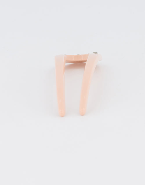 Acetate and crystals hair fork pin