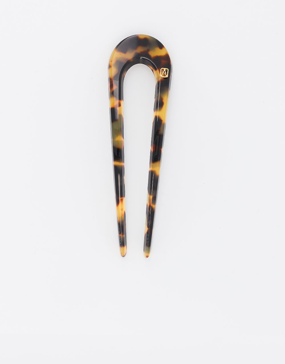 Hairdresser fork tortoiseshell 2 teeth