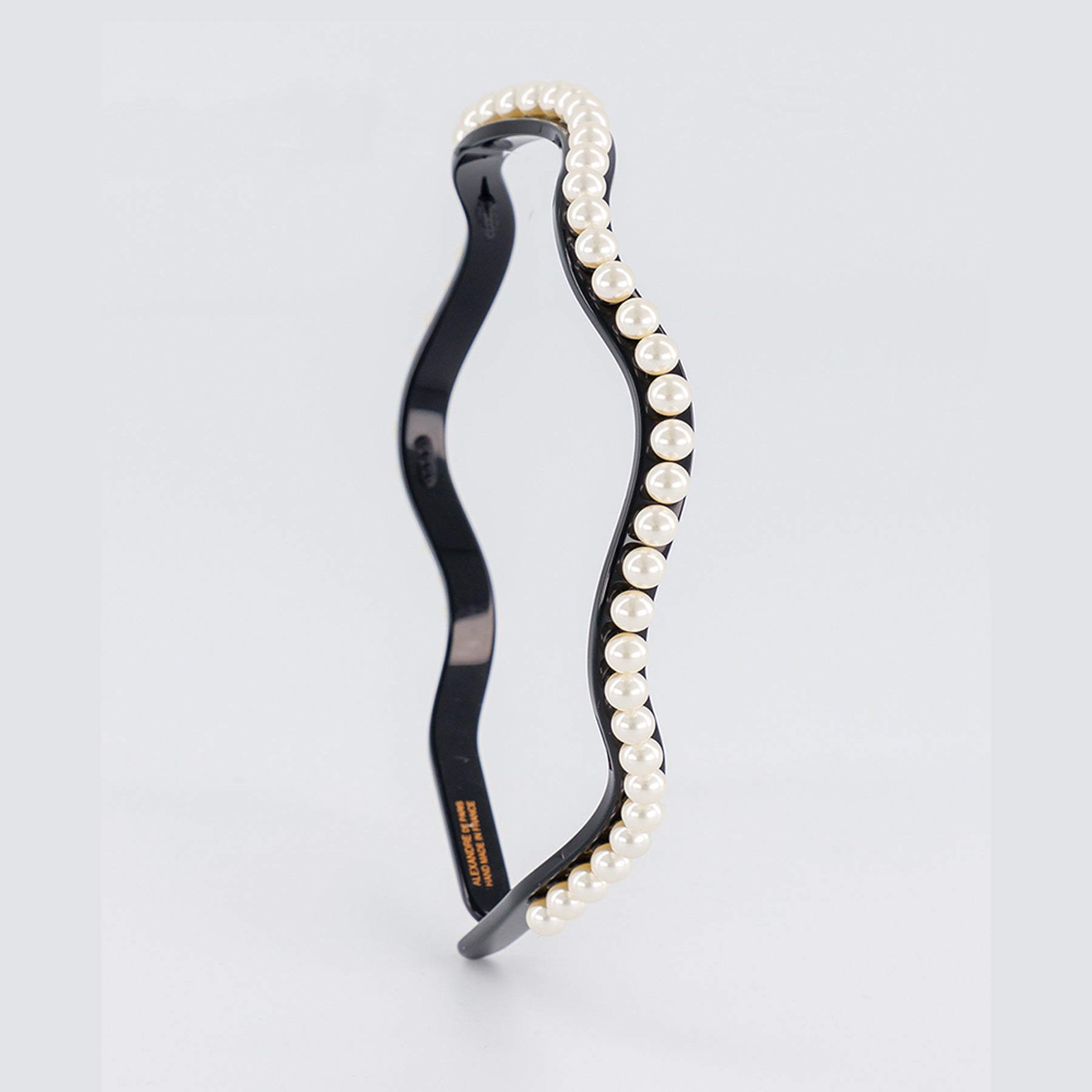 Les Perles acetate and pearls headband