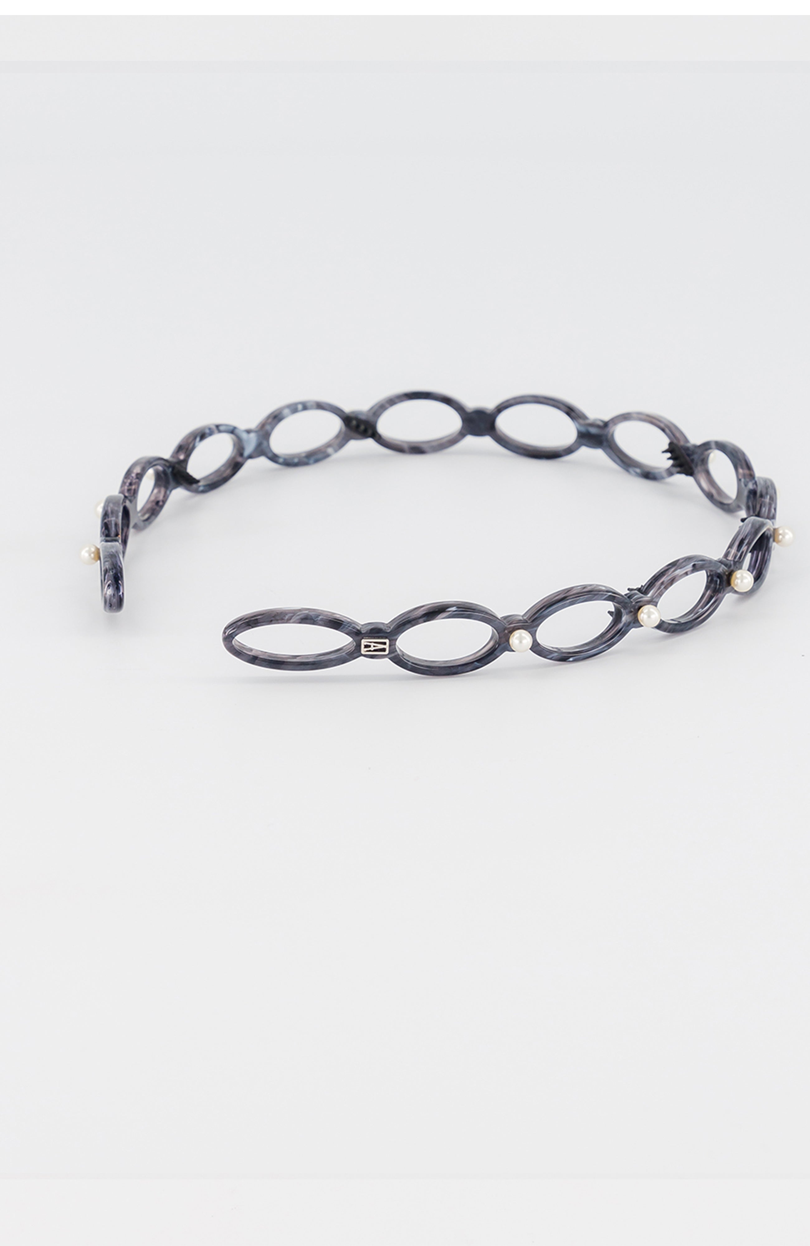 Cutout Ultracomfort Acetate And Pearls Headband