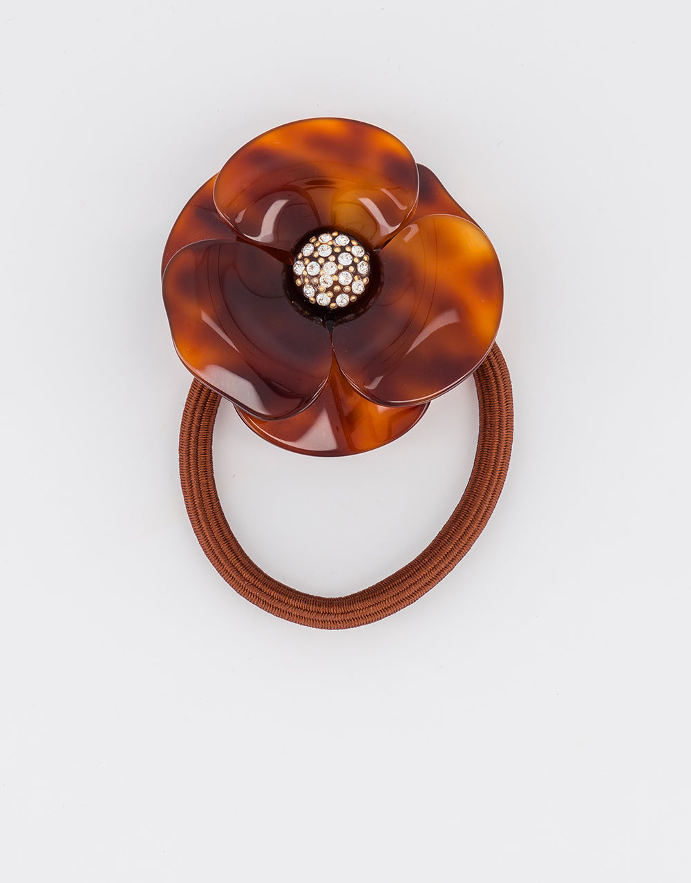 Camelia Acetate Hair Tie