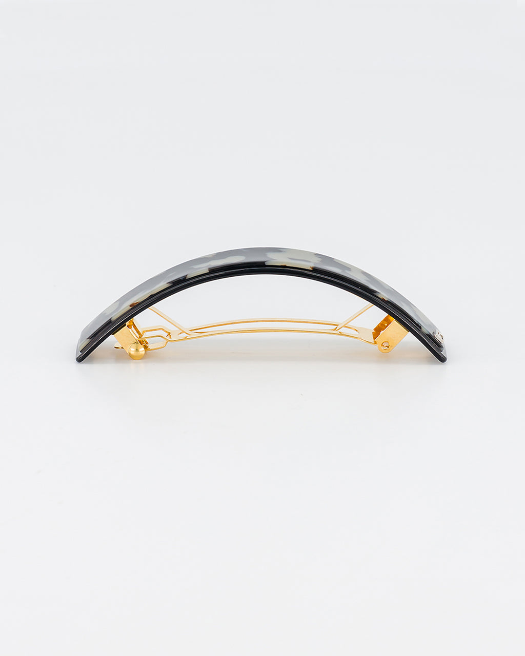 Black Tortoiseshell Acetate Ponytail Barrette