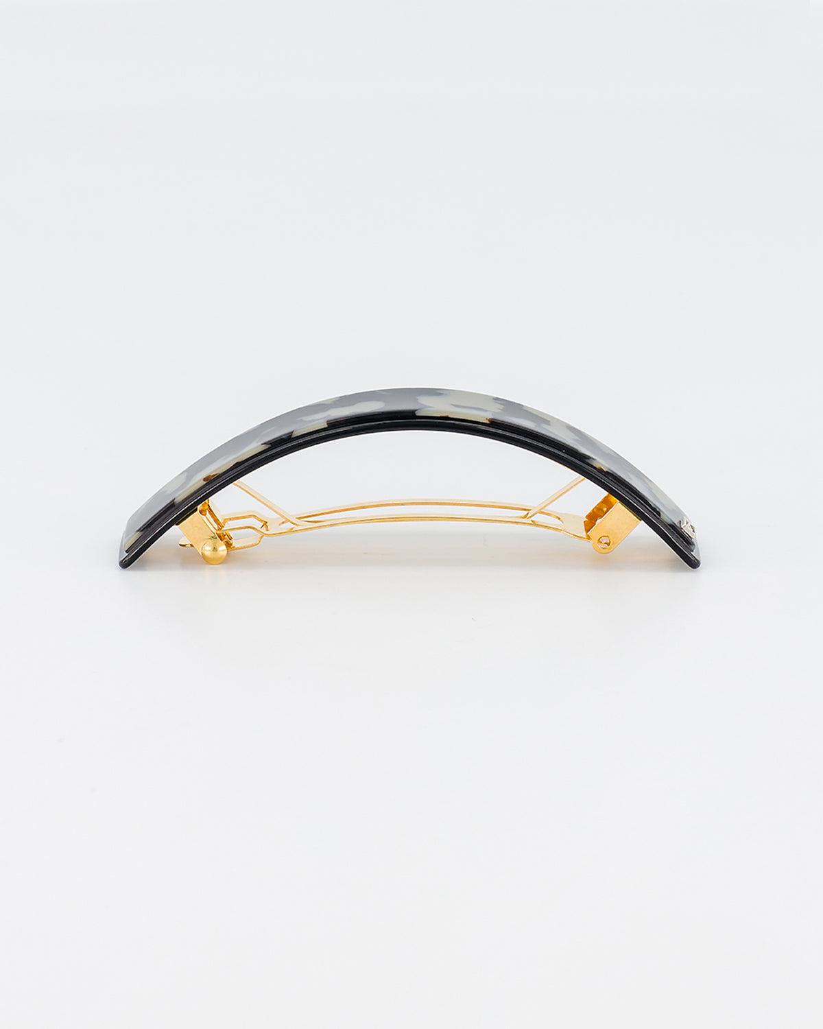Black Tortoiseshell Acetate Ponytail Barrette