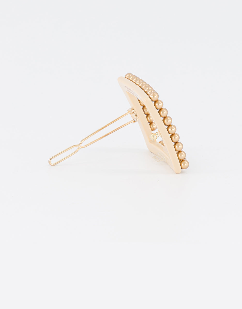 Acetate and Pearl Gold Side Barrette