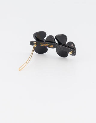 Camelia acetate side barette