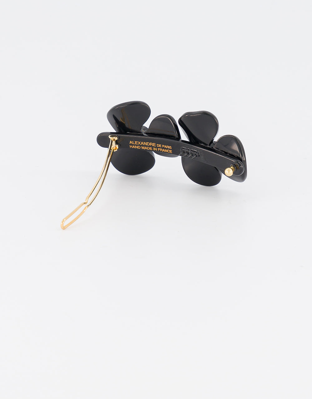 Camelia acetate side barette