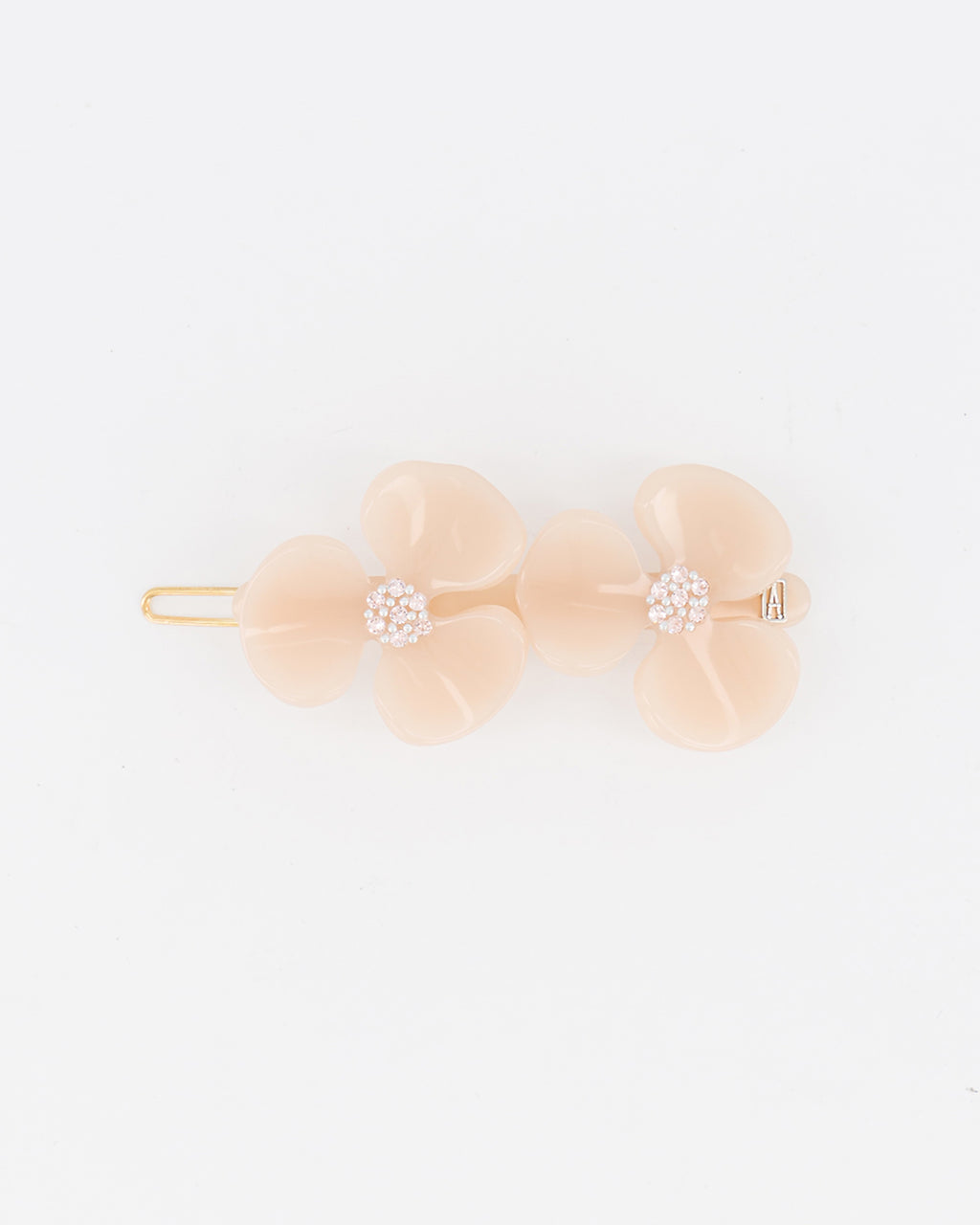 Camelia acetate side barette