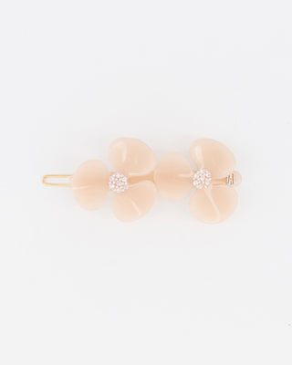 Camelia acetate side barette