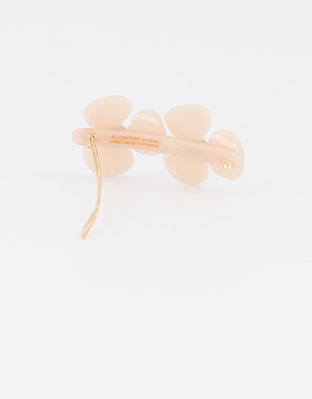 Camelia acetate side barette