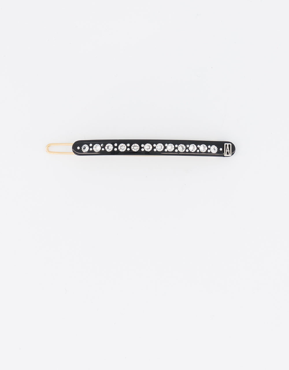 ALEXANDRE DE PARIS Le Marais strass acetate side barette