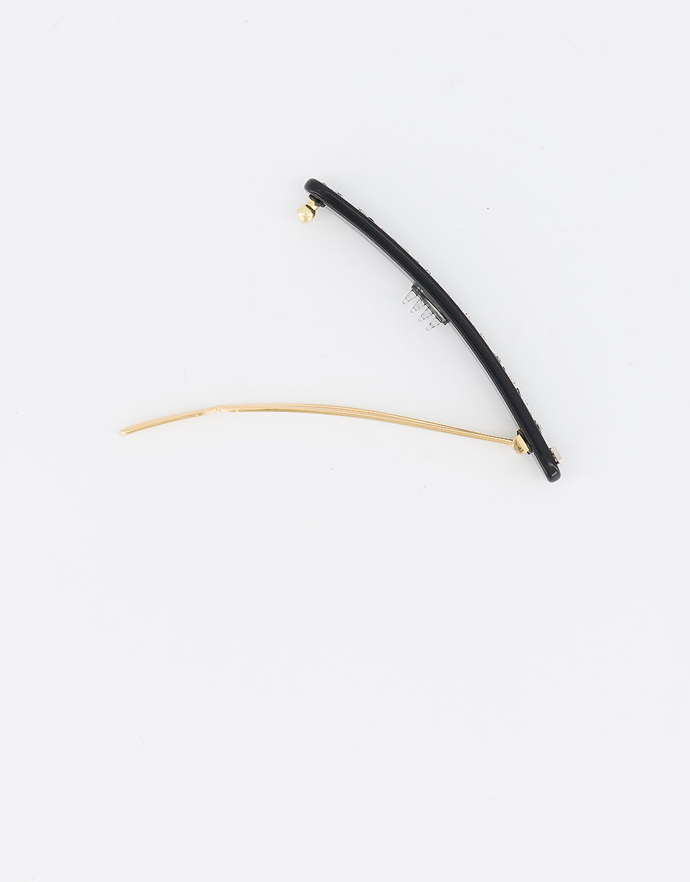 ALEXANDRE DE PARIS Le Marais strass acetate side barette