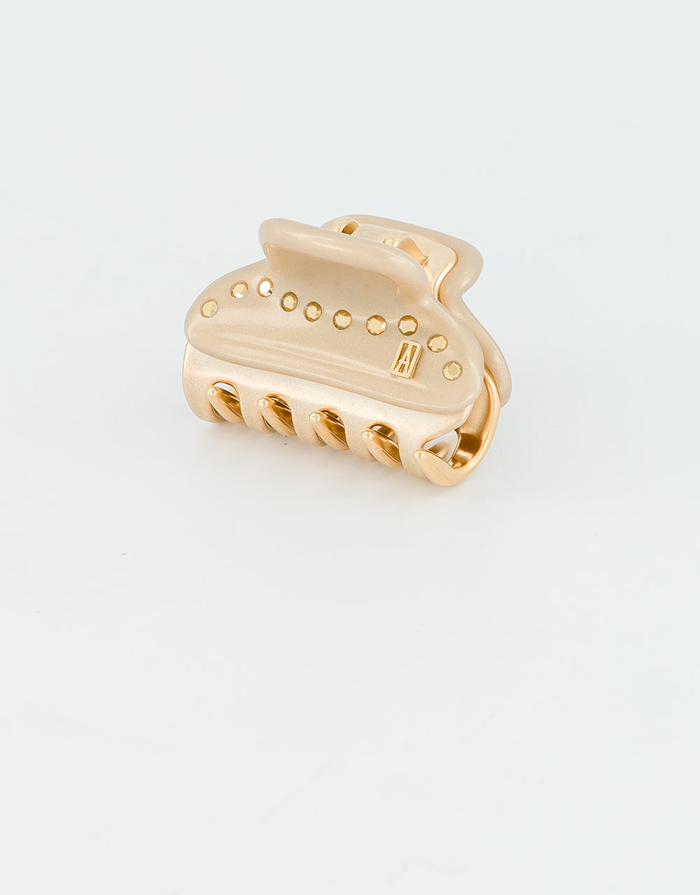 Vendome Gold and Crystals Small Hair Clip