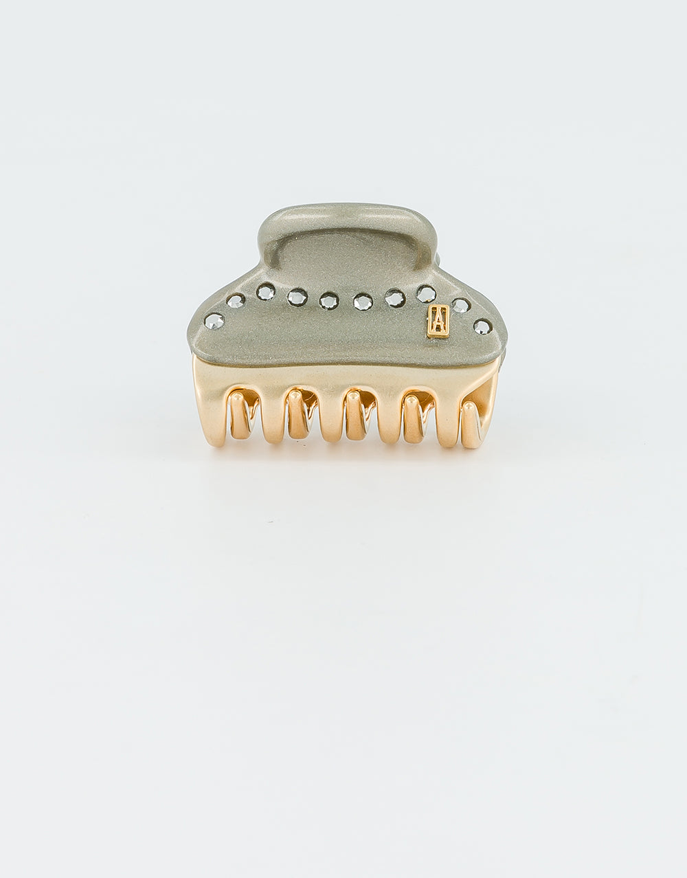 Vendome Silver and Crystals Small Hair Clip